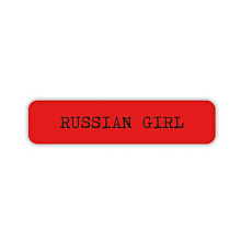 Стикер 3D VLP Russian Girl - 0