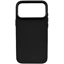 Чехол-накладка Magssory Eco-Leather Case для iPhone 17 Pro Max, экокожа, черная полночь - 0
