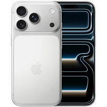 Apple iPhone 17 Pro eSIM+eSIM 256GB, серебристый (Silver) - 0