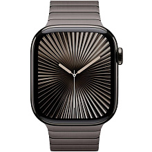 Apple Watch Series 10 + Cellular 46mm (корпус - серый титан, браслет Link серый титан, размер M/L) - 1