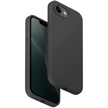 Чехол-накладка Uniq LINO для iPhone 16e, силикон, серый - 1
