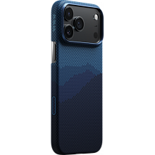 Чехол-накладка Pitaka Ultra-Slim для iPhone 17 Pro Max, кевлар, синий горизонт - 0