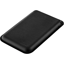 Чехол-бумажник uBear Shell Case, экокожа, черный - 3