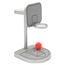 Зарядное устройство беспроводное Magssory Basketball Qi2, 3 в 1, 22Вт, серебристый - 0