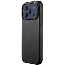 Чехол-накладка Mujjo Leather для iPhone 17 Pro Max, кожа, черный - 1
