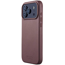 Чехол-накладка Mujjo Leather для iPhone 17 Pro Max, кожа, красный - 1