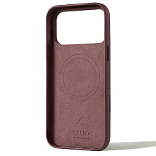 Чехол-накладка Mujjo Leather для iPhone 17 Pro Max, кожа, красный - 2