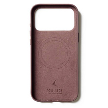 Чехол-накладка Mujjo Leather для iPhone 17 Pro Max, кожа, красный - 3