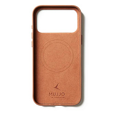 Чехол-накладка Mujjo Leather для iPhone 17 Pro Max, кожа, коричневый - 3