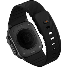 Ремешок Uniq FLUO для Apple Watch 40/41/42/44/45/46/49mm, силикон, черный - 0