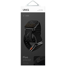 Ремешок Uniq FLUO для Apple Watch 40/41/42/44/45/46/49mm, силикон, черный - 2