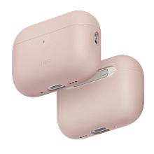 Чехол Uniq LINO розовый, для AirPods Pro 3 - 3