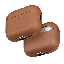 Чехол Uniq Lyden Vex коричневый, для AirPods Pro 3 - 0
