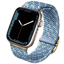 Ремешок Uniq Aspen 41mm, нейлон, синий - 0