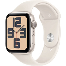 Apple Watch SE GPS 44mm (корпус - сияющая звезда, ремешок Sport Band сияющая звезда, размер S/M) - 0