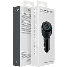 Зарядное устройство автомобильное PERO AC07, 66Вт, черный - 3