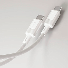 Кабель VLP Force Line USB-C / USB-C, 100Вт  2м, белый - 2
