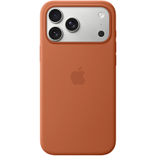 Чехол-накладка Apple Silicone Case для iPhone 17 Pro Max, силикон, терракотовый - 1