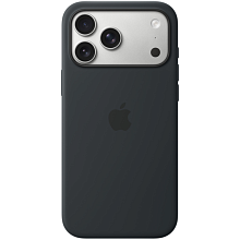 Чехол-накладка Apple Silicone Case для iPhone 17 Pro Max, силикон, черный - 0