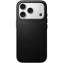 Чехол-накладка Nomad Traditional Leather Case для iPhone 17 Pro, кожа, черный - 0