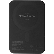 Внешний аккумулятор Native Union Classic Magnetic Qi2 5000 мАч, черный - 1