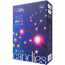 Умная гирлянда Twinkly Candies Pearls 100 LED, зеленый - 0