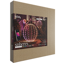 Умная гирлянда Twinkly 3D Sphere 210 LEDS, серый - 1