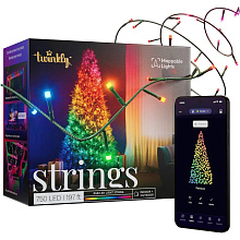 Умная гирлянда Twinkly Strings 750 LED Multicolor + White edition, черный - 1