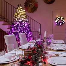 Умная гирлянда Twinkly Strings 400 LED Multicolor + White edition, черный - 2