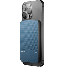 Внешний аккумулятор Native Union Classic Magnetic Qi2 5000 мАч, синий - 2