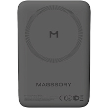 Внешний аккумулятор c БЗУ Magssory Core 10K 10000 мАч, полночный черный - 1