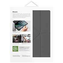 Чехол-книжка Uniq Moven для iPad Air 11″ (2024), поликарбонат/полиуретан, серый - 3
