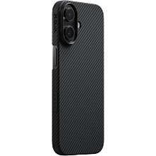 Чехол-накладка Pitaka Ultra-Slim Case для iPhone 17, арамид (кевлар), черный - 1