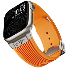 Ремешок Monocozzi ESSENTIALS 45mm/46mm/49mm, силикон, оранжевый - 1