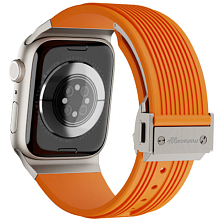 Ремешок Monocozzi ESSENTIALS 45mm/46mm/49mm, силикон, оранжевый - 2
