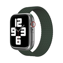 Ремешок VLP для Apple Watch 45mm, Нейлон, темно-зеленый - 0