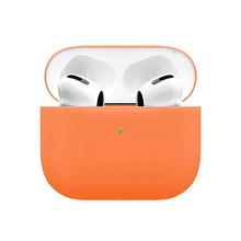 Чехол VLP Soft Touch оранжевый, для AirPods 3 - 0