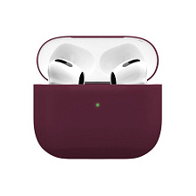 Чехол VLP Soft Touch марсала, для AirPods 3 - 0