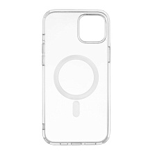 Чехол-накладка uBear Real Mag Case для iPhone 14, поликарбонат, прозрачный - 2