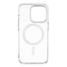 Чехол-накладка uBear Real Mag Case для iPhone 14 Pro, поликарбонат, прозрачный - 1