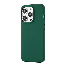 Чехол-накладка uBear Touch Mag Case для iPhone 14 Pro, силикон, зеленый - 0