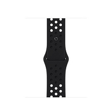 Ремешок Apple Nike Sport Band для Apple Watch 41mm, Фторэластомер, черный - 0