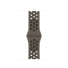 Ремешок Apple Sport Band для Apple Watch 41mm, Фторэластомер, серый/черный - 0