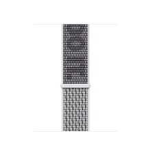 Ремешок Apple Nike Sport Loop для Apple Watch 41mm, Нейлон, белый/черный - 0