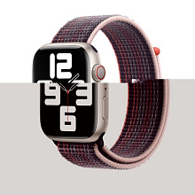 Ремешок Apple Sport Loop для Apple Watch 45mm, Нейлон, бузина - 1