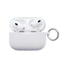 Чехол VLP с карабином белый, для AirPods Pro 2 - 0