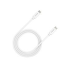 Кабель CANYON USB-C / USB-C, 5A, 240Вт  1м, белый - 0