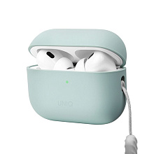 Чехол Uniq LINO мятный, для AirPods Pro 2 - 1