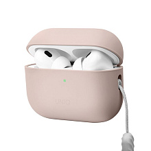 Чехол Uniq LINO розовый, для AirPods Pro 2 - 1