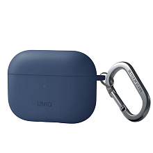 Чехол Uniq NEXO синий, для AirPods Pro 2 - 0